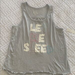 Secret Treasures Gray Pink Relaxed Tank Top Pajamas